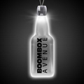 24" White Bottle Light-Up Pendant Necklace